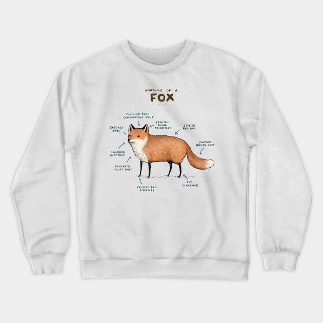 Anatomy of a Fox Crewneck Sweatshirt by Sophie Corrigan